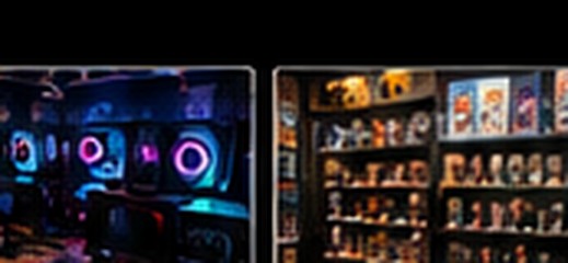 Zona gamer con iluminación